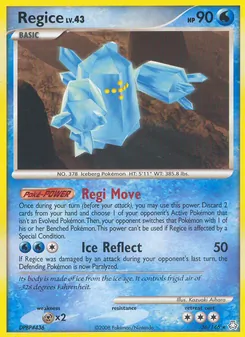 Regice, Karte 36 aus Erwachte Legenden