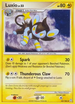 Luxio, Karte 62 aus Erwachte Legenden