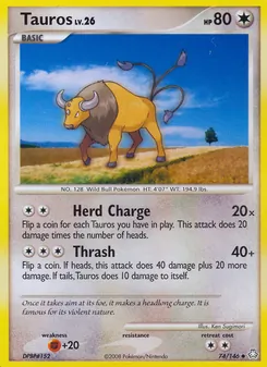 Tauros, Karte 74 aus Erwachte Legenden