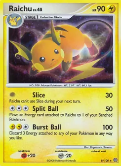 Raichu, Karte 8 aus Sturmtief