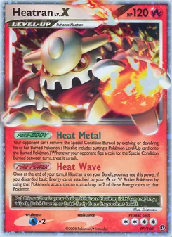 Heatran, Karte 97 aus Sturmtief