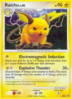 Raichu, Karte DP21 aus Promo DP