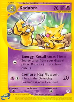 Kadabra, Karte 84 aus Expedition