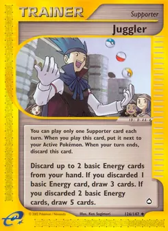 Juggler, card 126 from Aquapolis