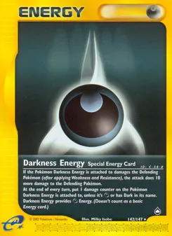 Darkness Energy, card 142 from Aquapolis