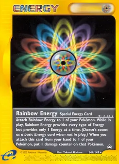 Rainbow Energy, card 144 from Aquapolis