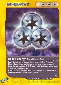 Boost Energy, card 145 from Aquapolis