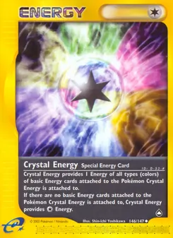 Crystal Energy, card 146 from Aquapolis
