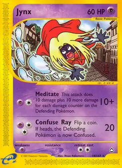 Jynx, card 18 from Aquapolis