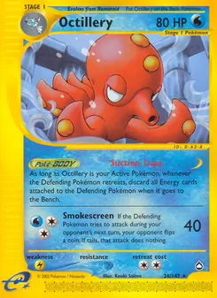 Octillery, card 26 from Aquapolis