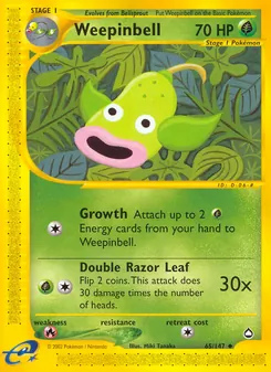 Weepinbell, card 65 from Aquapolis