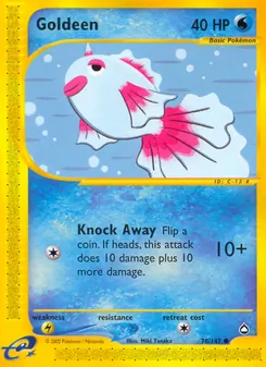 Goldeen, card 78 from Aquapolis