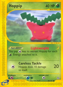 Hoppip, card 83 from Aquapolis