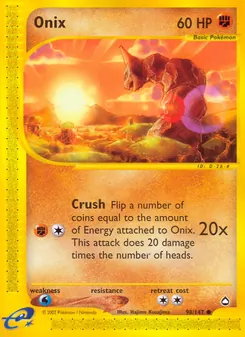 Onix, card 98 from Aquapolis