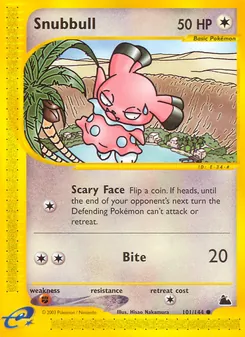 Snubbull, Karte 101 aus Skyridge