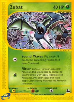 Zubat, Karte 117 aus Skyridge
