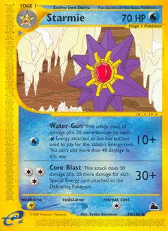 Starmie, Karte 44 aus Skyridge
