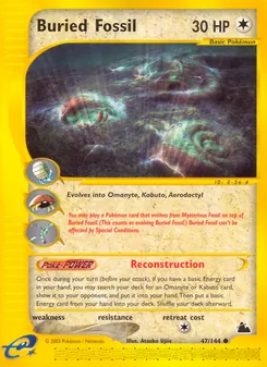 Vergrabenes Fossil, Karte 47 aus Skyridge