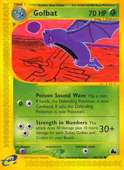 Golbat, Karte 60 aus Skyridge