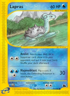 Lapras, Karte 71 aus Skyridge