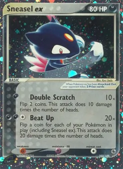 Sneasel ex, card 103 from Ruby & Sapphire
