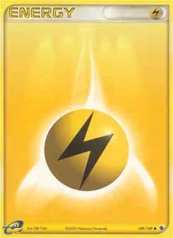 Lightning Energy, card 109 from Ruby & Sapphire