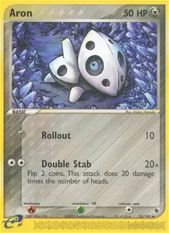 Aron, card 25 from Ruby & Sapphire