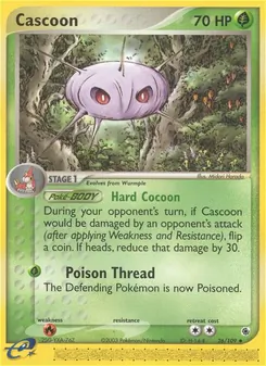 Cascoon, card 26 from Ruby & Sapphire