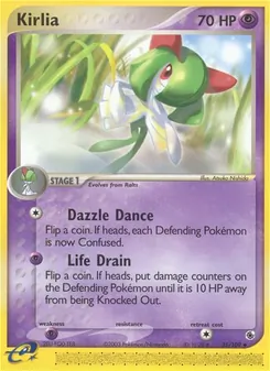 Kirlia, card 35 from Ruby & Sapphire