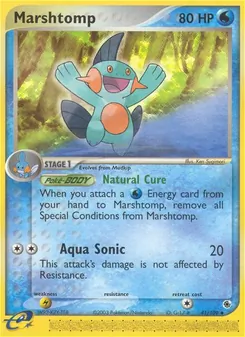 Marshtomp, card 41 from Ruby & Sapphire