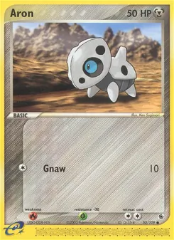 Aron, card 50 from Ruby & Sapphire