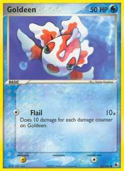 Goldeen, card 55 from Ruby & Sapphire