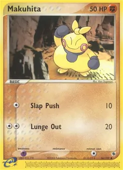 Makuhita, card 56 from Ruby & Sapphire