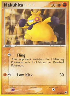 Makuhita, card 57 from Ruby & Sapphire