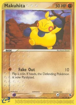 Makuhita, card 58 from Ruby & Sapphire