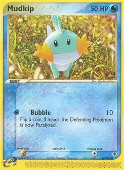 Mudkip, card 59 from Ruby & Sapphire