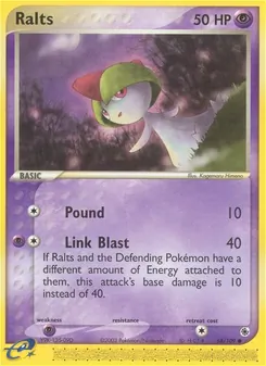 Ralts, card 68 from Ruby & Sapphire
