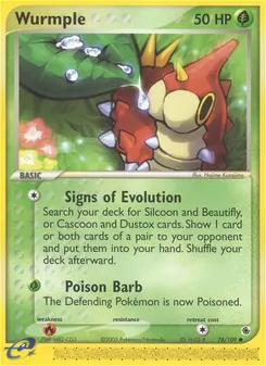Wurmple, card 78 from Ruby & Sapphire