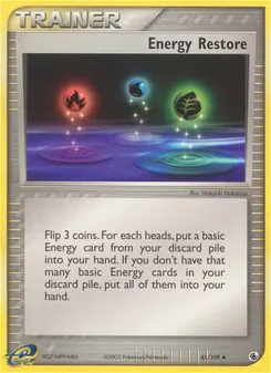 Energy Restore, card 81 from Ruby & Sapphire