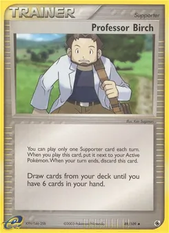 Professor Birch, card 89 from Ruby & Sapphire