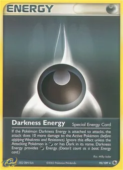 Darkness Energy, card 93 from Ruby & Sapphire