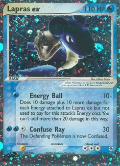 Lapras ex, card 99 from Ruby & Sapphire