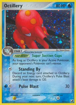 Octillery, Karte 10 aus EX Verborgene Mächte