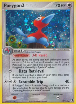 Porygon2, Karte 12 aus EX Verborgene Mächte