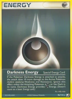 Darkness Energy*, Karte 96 aus EX Verborgene Mächte