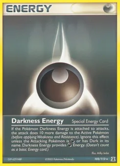 Finsternis-Energie, Karte 103 aus EX Delta Species