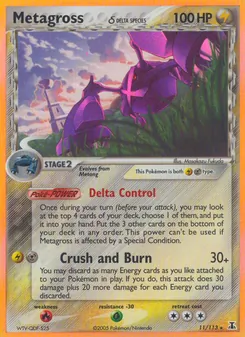 Metagross δ, Karte 11 aus EX Delta Species