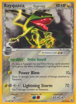 Rayquaza δ, Karte 13 aus EX Delta Species