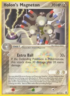 Holon-Magneton, Karte 22 aus EX Delta Species