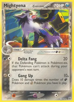 Magnayen δ, Karte 24 aus EX Delta Species